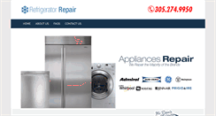 Desktop Screenshot of miamiappliance-repair.com